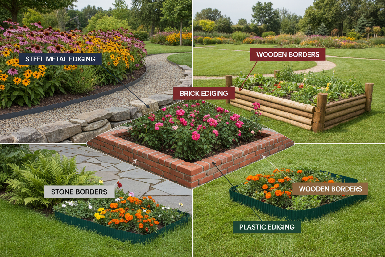What is the Best Edging for a Garden? Compare Types Quickly